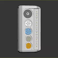 Medical Vital Signs Monitor with ECG Waveform Display Screen and Vital Parameters Readings